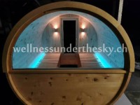 Saunafass aus Schweizer Arve