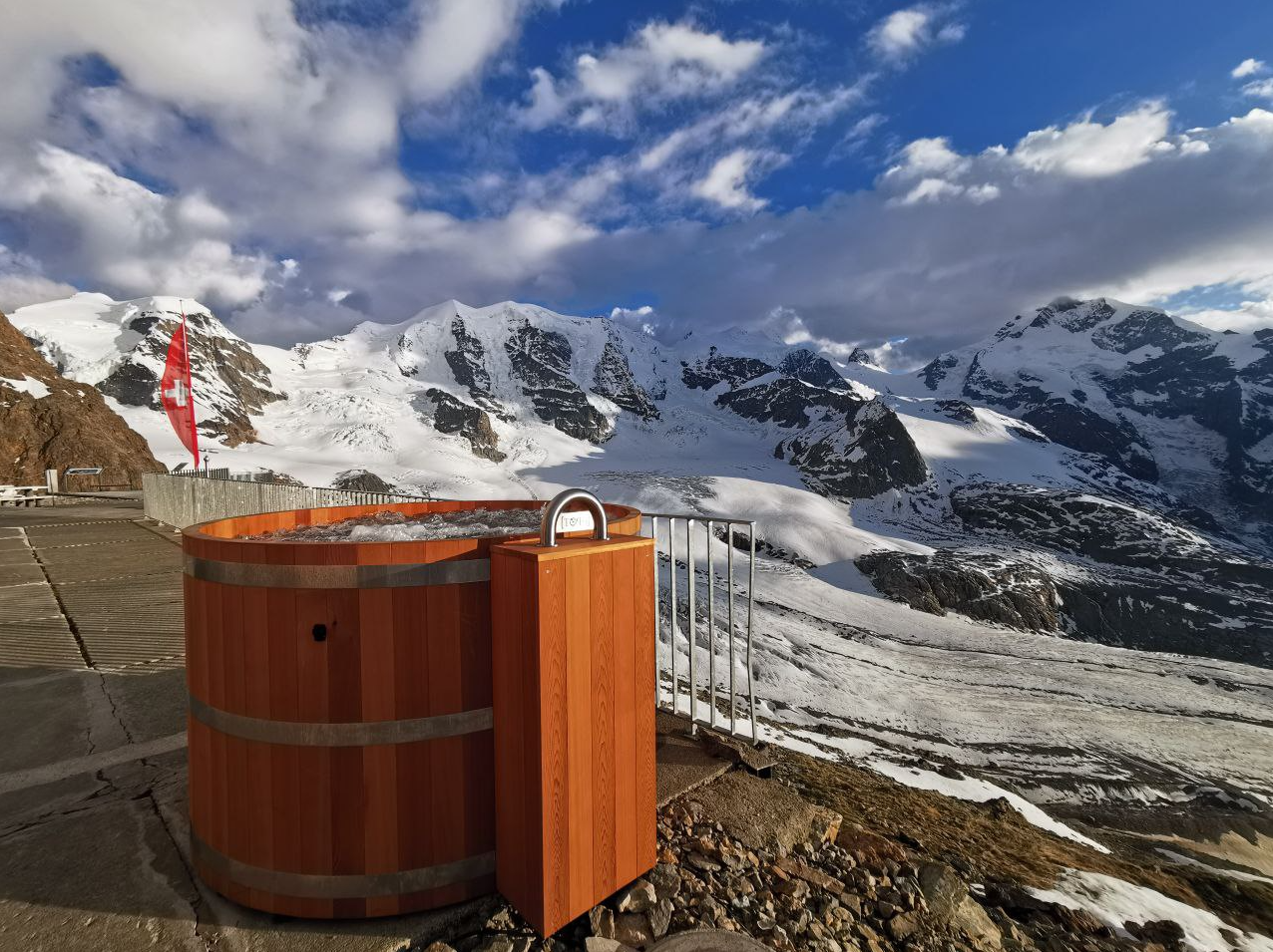 jacuzzi diavolezza corvatsch hot tub